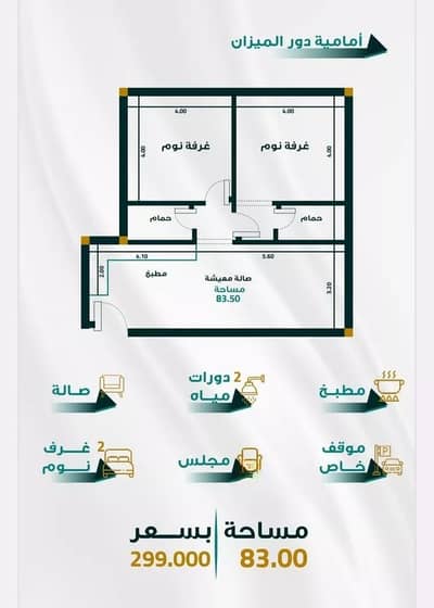 2 Bedroom Flat for Sale in North Jeddah, Jeddah - Apartment For Sale in Al Fayhaa, Jeddah 2 Bedroom Flat for Sale in North Jeddah, Jeddah - Apartment For Sale in Al Fayhaa, Jeddah