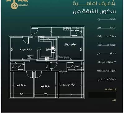 شقة 3 غرف نوم للبيع في شمال جدة، جدة - شقة للبيع في النزهة، جدة