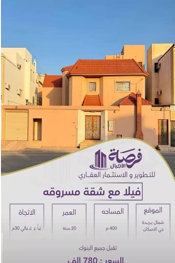 1 Bedroom Villa for Sale in Al Iskan, Buraydah Al Qassim Region - Villa For Sale in Al Iskan, Buraydah Al Qassim Region