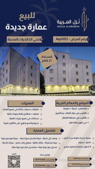 Residential Building for Sale in Al Khalidyah, Madina - Residential Building in Al Khalidyah 7000000 SAR - 88078436 Residential Building for Sale in Al Khalidyah, Madina - Residential Building in Al Khalidyah 7000000 SAR - 88078436