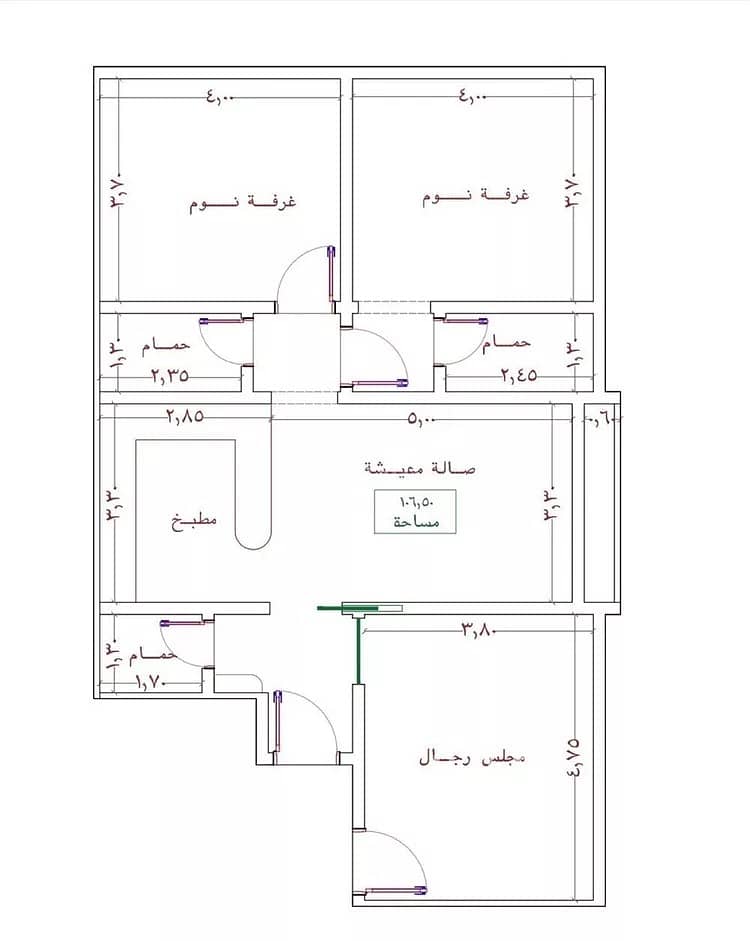 Apartment for sale in Al Nuzhah, North Jeddah Apartment for sale in Al Nuzhah, North Jeddah