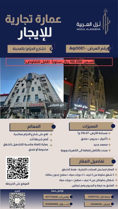 عمارة تجارية للايجار في بني معاوية، المدينة المنورة - عمارة تجارية للايجار عمارة تجارية للايجار في بني معاوية، المدينة المنورة - عمارة تجارية للايجار